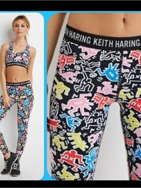 Keith Haring Active Leggings Yoga
Full Ankle Length Small